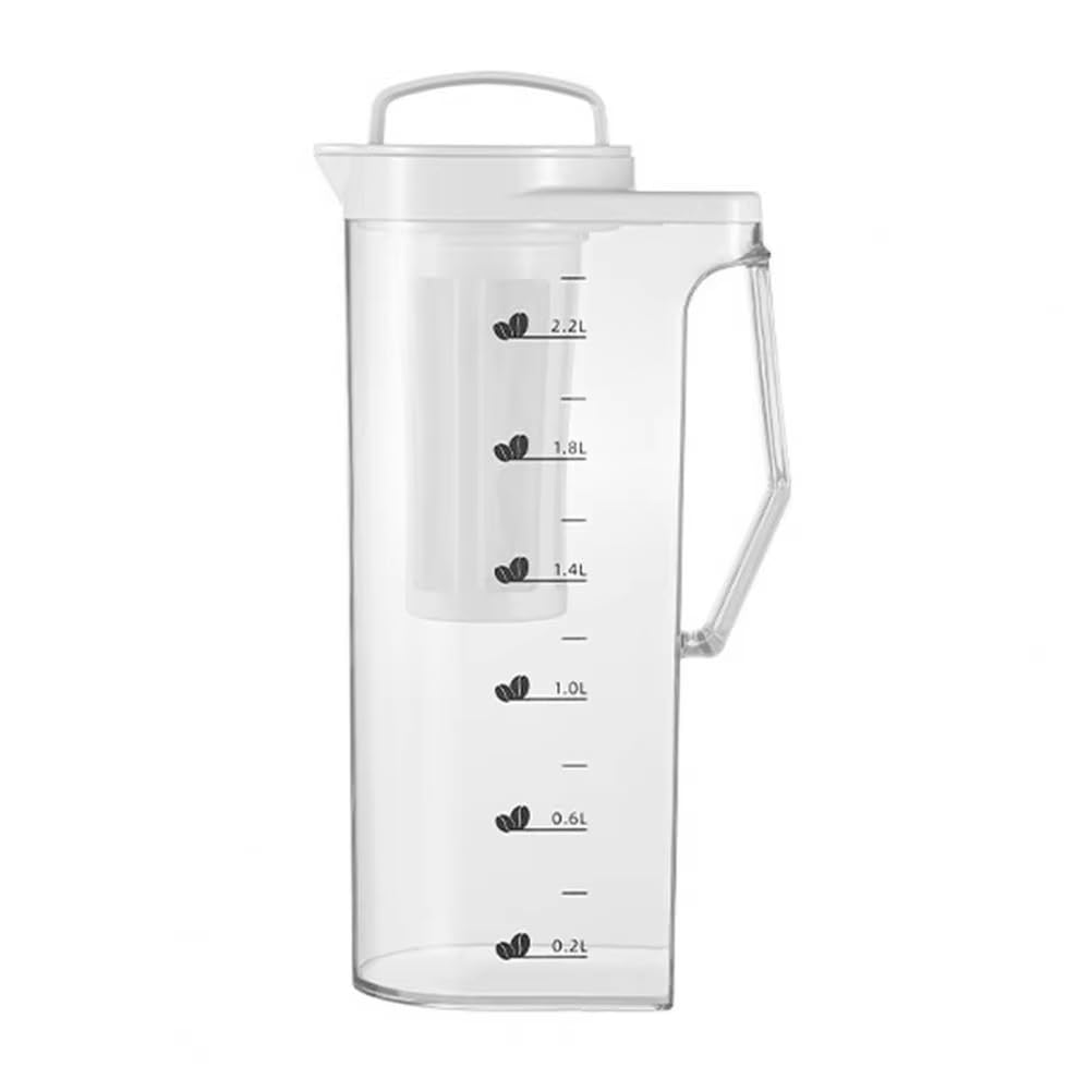 CTRLZS Fridge Large Water Pitcher Suitable for Cold Drinks 2.2L, Perfect for Ice Tea,Juice