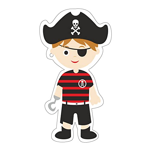 Image of Pretty Ur Party Pirate Theme Paper Cutouts for Birthday Parties, Party Supplies Decor, Decoration Cut-Outs (10 Pcs)