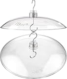iBorn Baffles for Bird Feeders, 13” Bird Feeder Cover for...