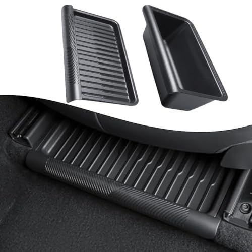 Boîte de rangement en TPE Tesla Model Y Juniper 2025 coffre noir compact - 4