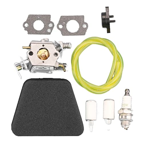 carburador Kit de carburador de Motosierra for Pareja 351 352 370 371 Poulan 2050 2055 2115 2150 2175 McCulloch Mac 333 335 338 435 436 Piezas Herramienta Cover
