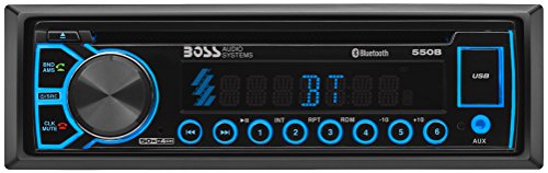 BOSS Elite 550B Car Receiver - Single Din, Blueooth, CD / MP3 /