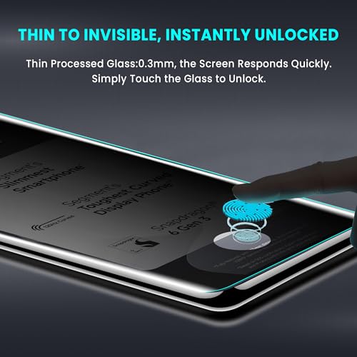 Image of ArmourPro UV Privacy Tempered Glass Screen Protector for Redmi Note 15 (6.8 Inch, Pack of 1) Full Edge to Edge Coverage | Anti-Spy /Anti-Peeping, 9H Hardness, Protection
