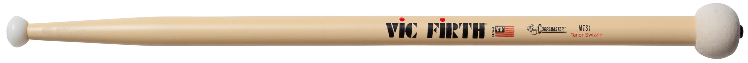 VIC FIRTH MTS1SW Drum-Stick "5A American Classic-Serie, Hickory,Wood-Tip"
