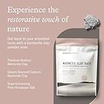 Enviromedica Magnetic Bentonite Clay Bath - Sodium & Calcium Bentonite Clay Bath Soak Powder with Himalayan Salt, Rejuvenating and Cleansing Body, Foot or Clay Mask for Face, 500g - Image 5
