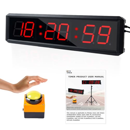Fitness Timer with Stopwatch for gym and school