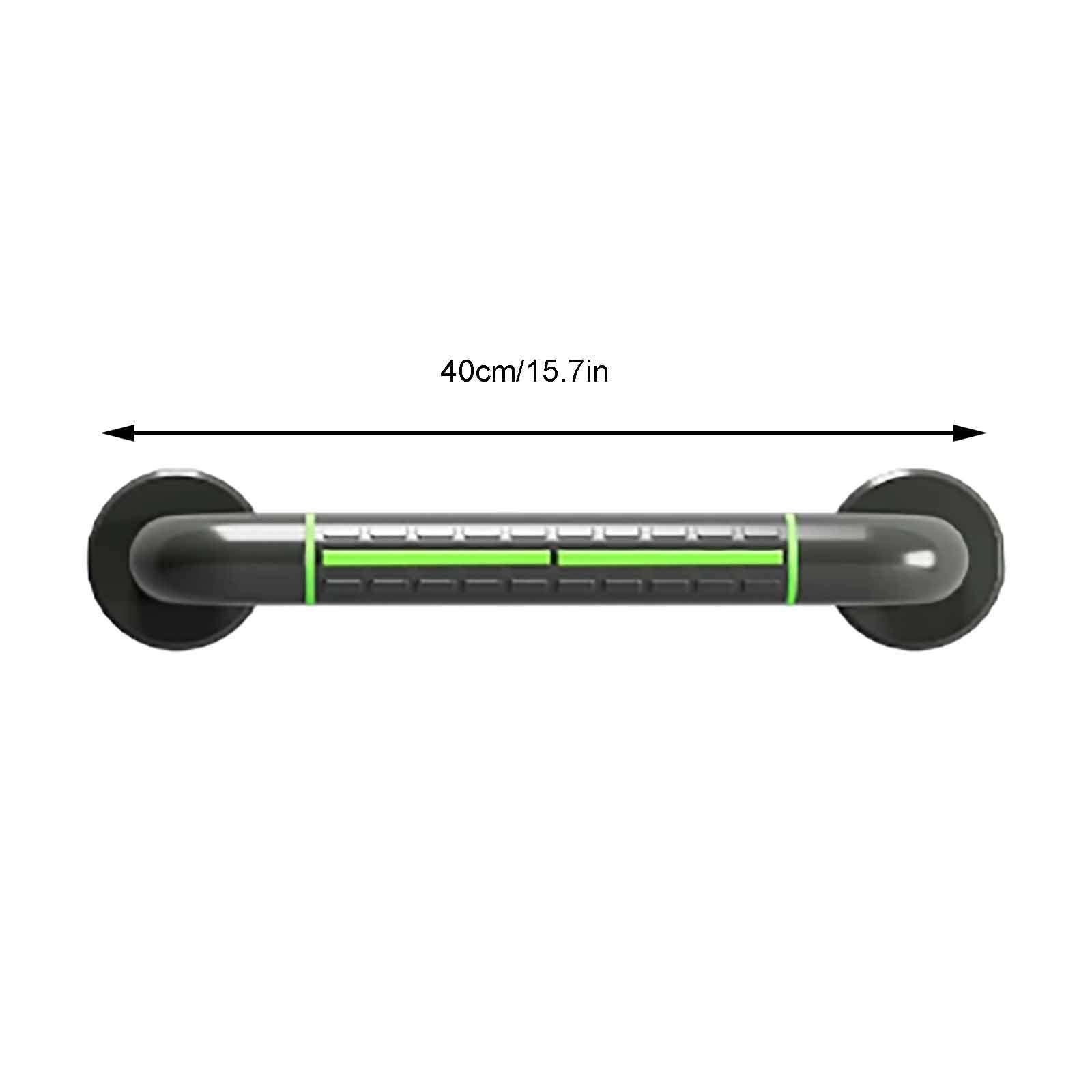 Barras De Apoyo para Baño, Riel Antideslizante con Tira Luminosa Nocturna, Pasamanos De Pared para Ducha, Inodoro, Personas Mayores Y con Discapacidad(40cm)