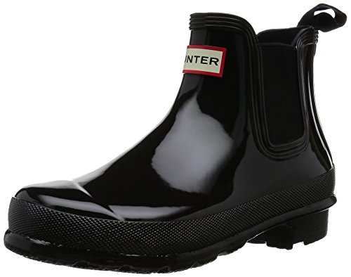HunterOriginal Chelsea Boots - Botas de Agua Mujer, Color Negro, Talla 36 EU