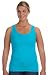 Anvil Ladies Ringspun Tank, CARIBBEAN BLUE, Large
