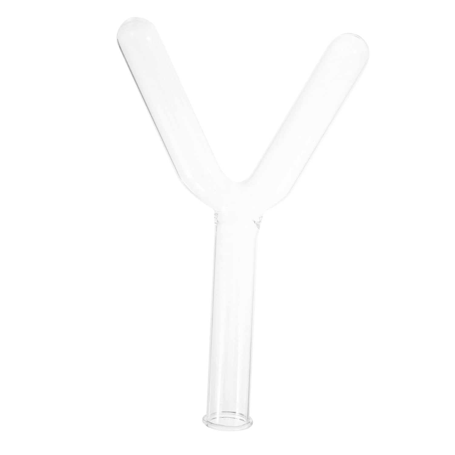 Laboratory Glassware Connection Tube Glass Connector Adapter y Shape Tube Connector