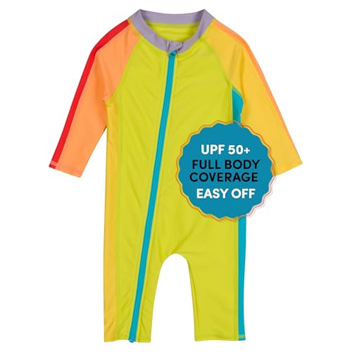 Image of SwimZip Boys' Long-Sleeve UPF 50+ Swimsuit for Baby, Toddler, & Little Boys