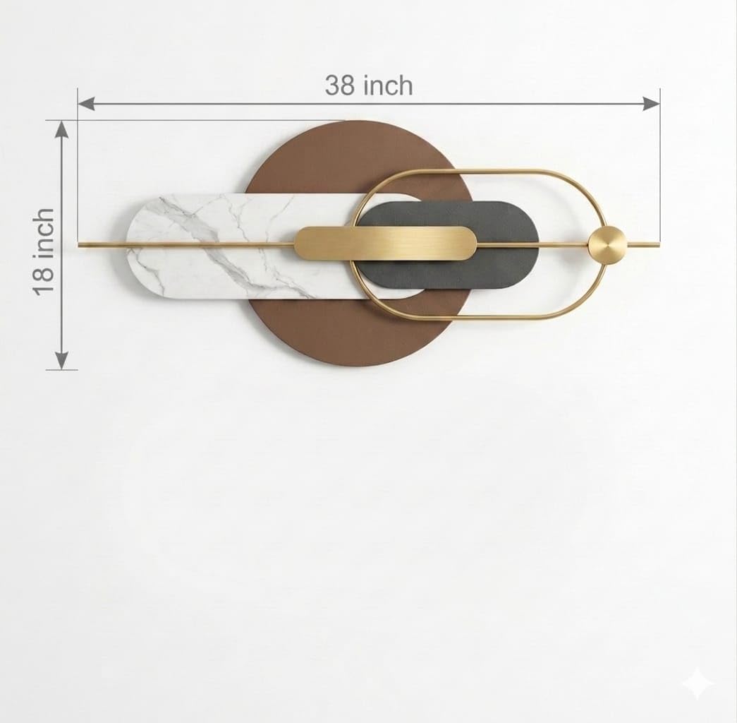Art House Metal Wall Decoration - White -5 Art House Metal Wall Decoration - White -5