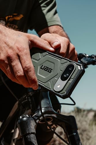 Image of Urban Armor Gear UAG Case Pathfinder Rugged Anti-Scratch Shockproof, Compatible with Magnetic Charging Protective Cover Designed for Google Pixel 9 Pro, Military Drop Tested MIL-STD - Olive Drab