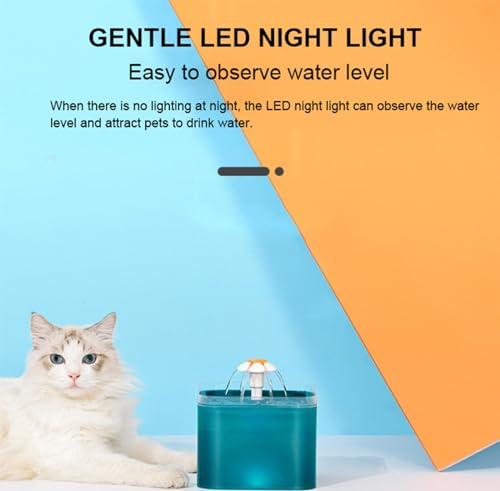 Fuente de agua automática para gatos y perros pequeños miniatura 3