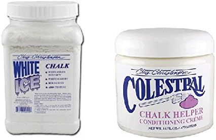 Chris Christensen 22 oz. White Ice Chalk and Colestral Jar Bundle