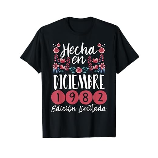 Hecha En Diciembre 1982 Mujer Regalo 41 Años Cumpleaños Camiseta