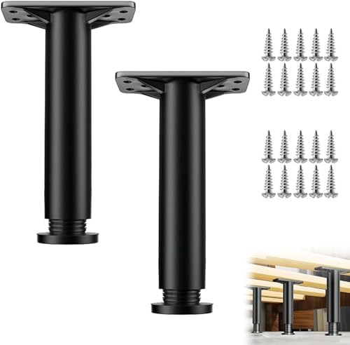 Pied Meuble 25 Cm Lot De 4 Pieds De Meubles En Acier Inoxydable Pour Canapé Pied De Table