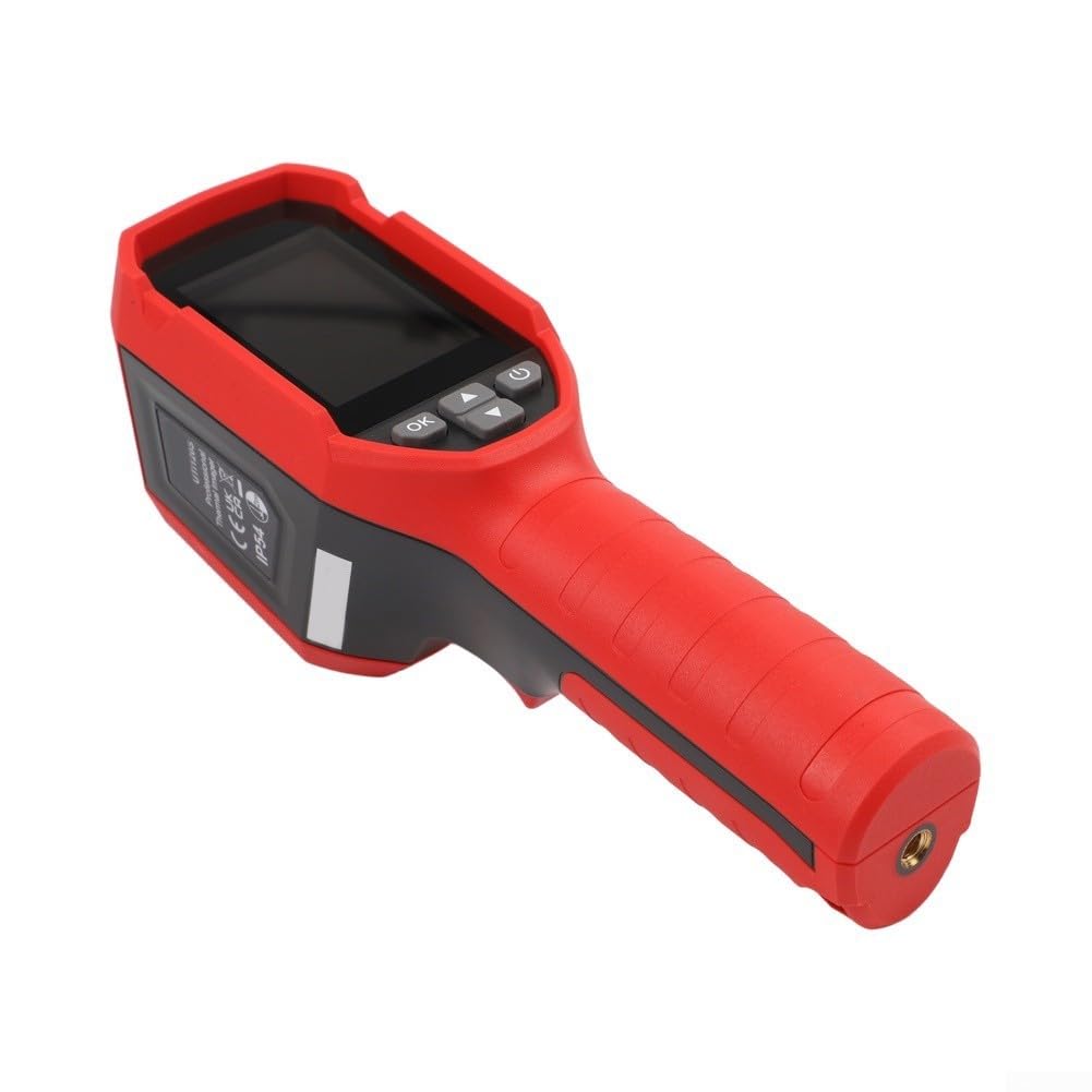 UTi120S Handheld Wärmebildkamera 120x90 IR Detektor für HVAC Elektrische Gebäudeinspektion -20 bis 400 C Reichweite IP54 Wasserdicht mit 2,4 Zoll LCD-Bildschirm und USB-C-Ladung Rot