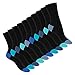 Produktbild Footstar Damen und Herren Baumwoll-Socken (10 Paar) mit abgesetzter Ferse und Spitze - Blau 39-42