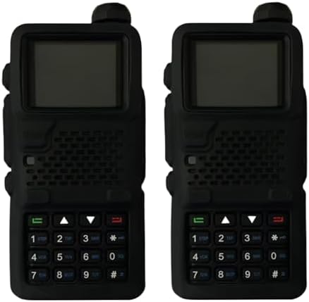 UV-5RH Two Way Radio Case Silicone Protective Holder for UV-5RM K5Plus GM-5RH UV-5G Plus GMRS Walkie Talkie Protective Cover Case（2 Packs Case Only） image 3