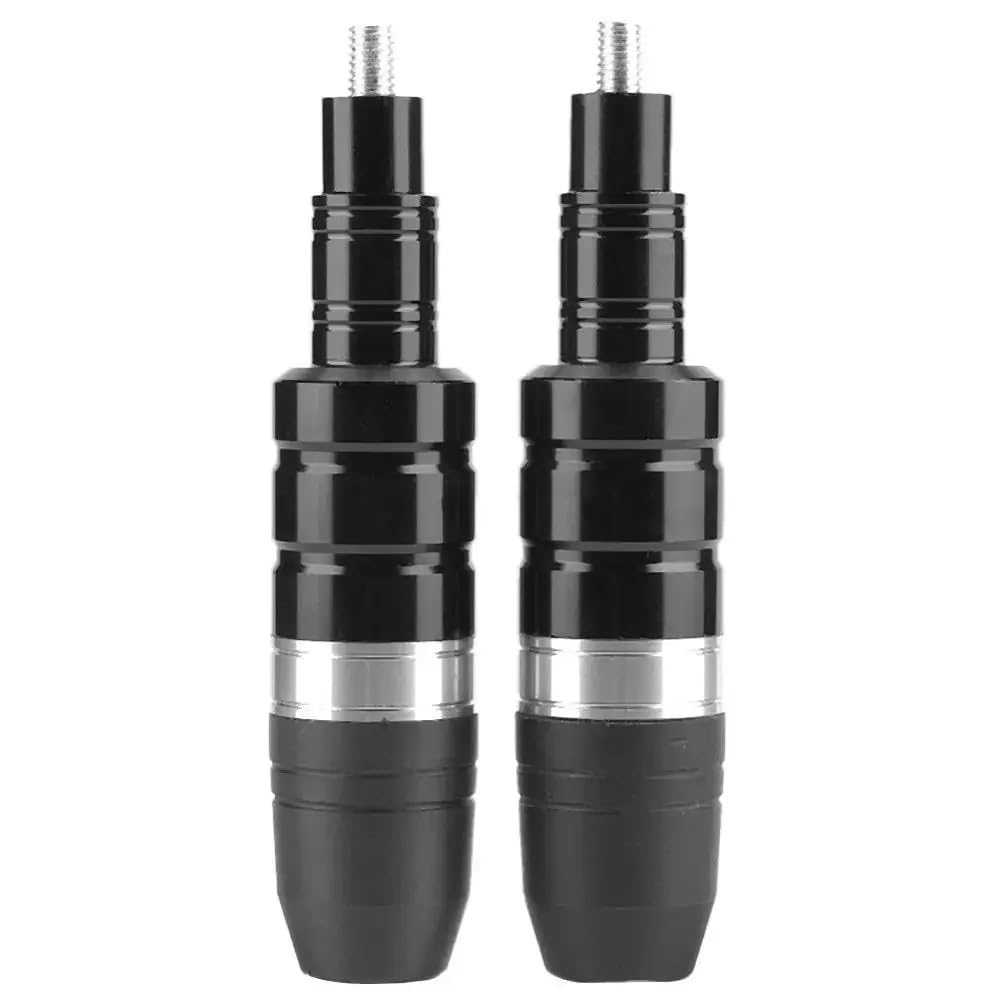 2x Motocyklowy pręt antypoślizgowy skuter motocykl CNC aluminiowy silnik pęknięcie rama przesuwna ochraniacz drążek 8mm(Orange)