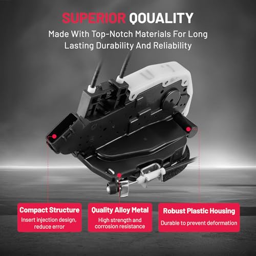 Image of SYERAL Power Door Lock Actuator Rear Left Driver Side Compatible with Nissan Sentra 2007-2011 Replaces 937-278 DLA1126 DLA1850 82501-ET200