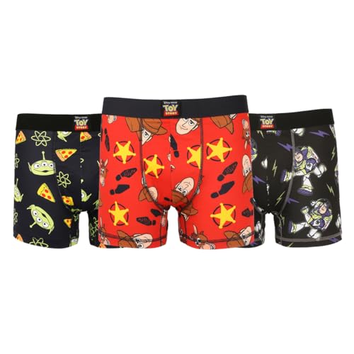 Bioworld Toy Story Character Prints Men's 3-Pack Boxer Briefs-Large