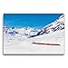Produktbild Premium Textil-Leinwand 75 x 50 cm Quer-Format Rhätische Bahn am Bernina Pass | Wandbild, HD-Bild auf Keilrahmen, Fertigbild auf hochwertigem Vlies, Leinwanddruck von Werner Dieterich