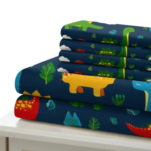 Housse de Couette Dinosaure pour Chambre d'Ado Style Vintage