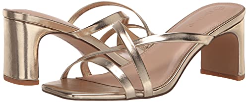 Image of The Drop Women's Amelie Strappy Square Toe Heeled Sandal