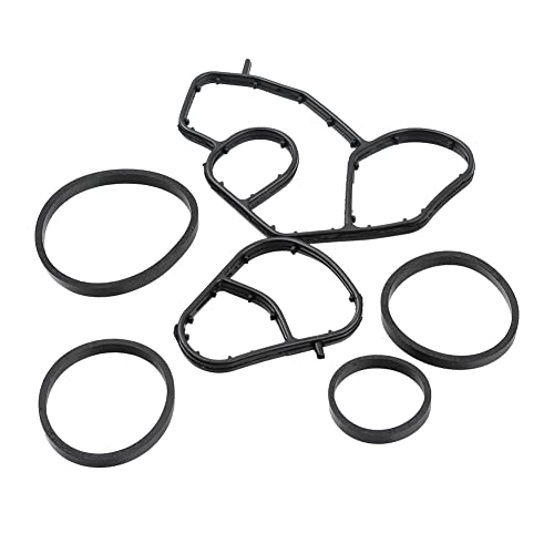Oil Cooler Gasket O-Ring Set for Peugeot Bipper Expert Partner Rifter 308 407 408 508 4008 5008-2S6Q6A728AA - AUTORCE