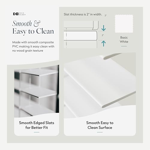 Persianas venecianas inalámbricas Chicology de 2 pulgadas para ventanas de niños, 28x60 pulgadas 6