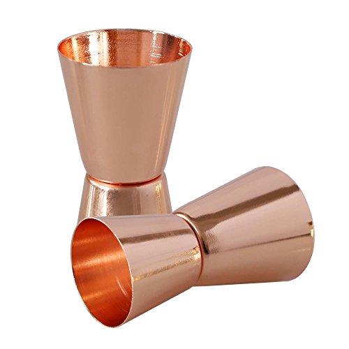 TNCO Professional Cocktail Shaker Set, Bartender Kit includes: Drink Shaker with Cocktail Strainer, 0.5/1 OZ Jigger, Mixer Spoon (Rose Gold, 19OZ(550ml)) - Thumbnail 4