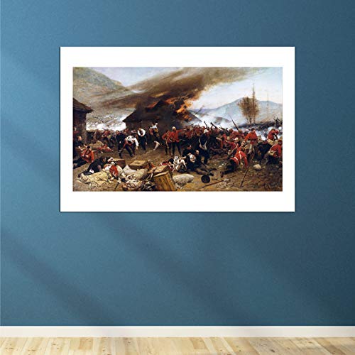 Impression d'art Alphonse De Neuville Rorke's Drift grand format - 4