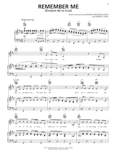 Disney Pixar Coco | Piano Vocal Guitar Sheet Music | 7 Songs from the Original Movie Soundtrack | Including "Remember Me" and Other Favorite Tunes | Perfect for Piano and Guitar Players - Image 5