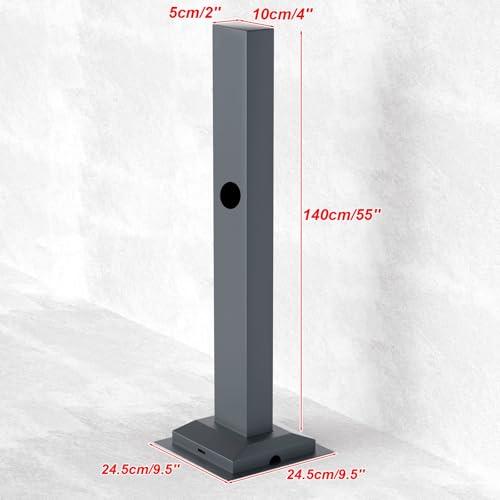 Colonne de charge pour véhicule électrique et support de câble de charge EV durable