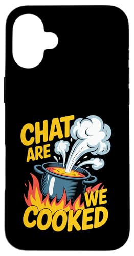Chat Are We Cooked �C���^�[�l�b�g �~�[���̃����g�_�E�� - �X�}�z�P�[�X iPhone 16 Plus �p
