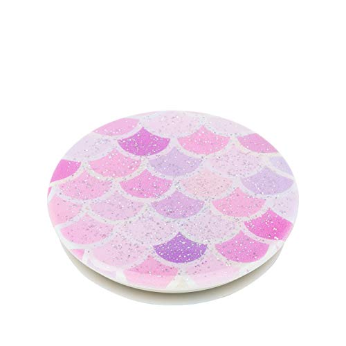 PopSockets PopGrip – Suporte expansível e aderência com parte superior intercambiável – Sereia brilh