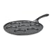 Produktbild ToCis Big BBQ Pfannkuchenpfanne Pancakes unbeschichtet und bereits eingebrannte Pfanne für Eierkuchen Fladen Omlett Schmarren Poffertjes Augenpfanne Bratpfanne aus Gusseisen