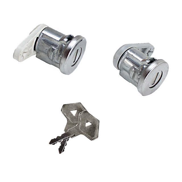 Partsline (Lot de 2) Barillet Serrure de Porte Avant Gauche ET Avant...