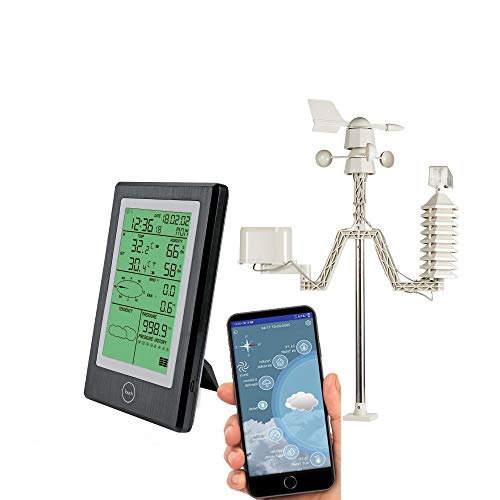 Wetterstation 5-In-1 Mit Außensensor, Ws1050 Wifi Professional Wetterstation, Smart Wetterstation