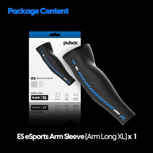 PULSAR eS ARM SLEEVE Arm Long XL Black by Pulsar Gaming Gears - Used condition - Image 9