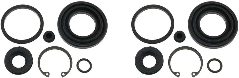 Rear Disc Brake Caliper Repair Kit - 2 Set Caliper Rebuild Kit Replacement Brake Caliper Repair Kit ZGYWAutoParts for Kia Spectra 1.8L 2000-2004, for Kia Sephia 1.8L 1998-2001