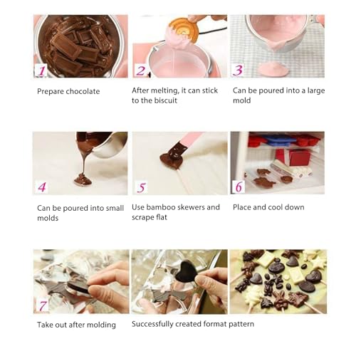 Máquina para fundir chocolate eléctrica doble Ymiko miniatura 7