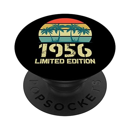 Born In 1956 Edición limitada 1956 cumpleaños Pop Sockets 1956 PopSockets PopGrip Intercambiable
