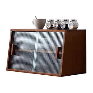 zyr Japanische Sideboard-Sideboard-Ablage-Kabinett-Desktop-Tee-Kabinett-Küchen-Speicher-Lagerschrank Massivholz-Tischplatte Mini-Schrank-Kaffee-Kabinett (Color : Brown)