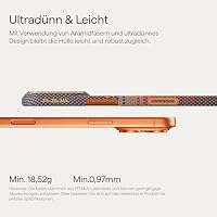 pitaka Ultradünne Hülle für iPhone 17 Pro aus Aramidfaser Sonnenuntergang – Ansicht 3