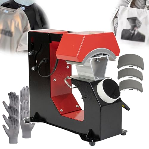 Máquina termofijadora 3 en 1 para gorras con pantalla digital miniatura 1