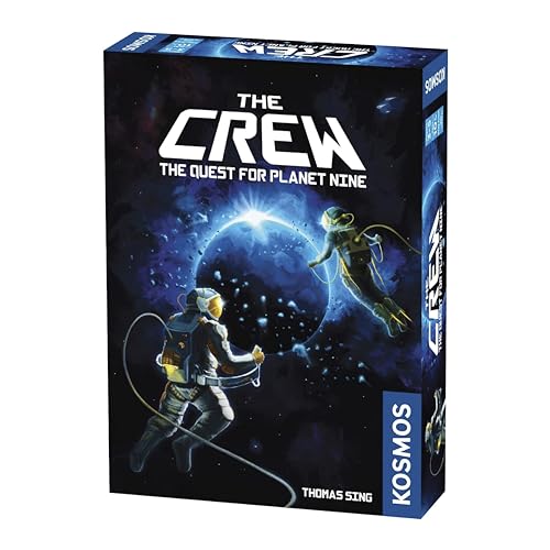 Thames & Kosmos , 691868, The Crew: The Quest for Planet Nine, Cooperative Trick Taking Game, 50 Different Missions, 3-5 Players, Ages 10+
