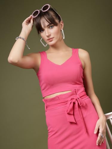 Image of OOMPH! Stretchable Sleeveless Crop Top